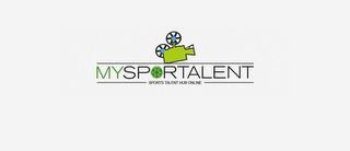 MYSPORTALENT SPORTS TALENT HUB ONLINE trademark