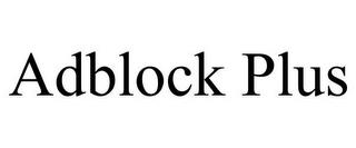 ADBLOCK PLUS trademark