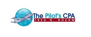 THE PILOT'S CPA FRED N. BOEHM trademark