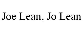 JOE LEAN, JO LEAN trademark