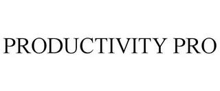 PRODUCTIVITY PRO trademark