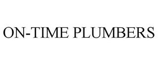 ON-TIME PLUMBERS trademark