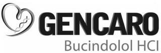 GENCARO BUCINDOLOL HCL trademark