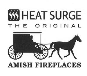 SSS HEAT SURGE THE ORIGINAL AMISH FIREPLACES trademark