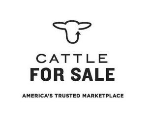 CATTLE FOR SALE AMERICA'S TRUSTED MARKETPLACE trademark