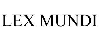 LEX MUNDI trademark