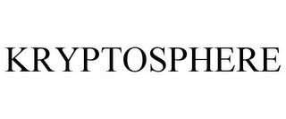 KRYPTOSPHERE trademark