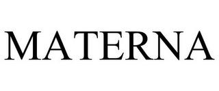 MATERNA trademark