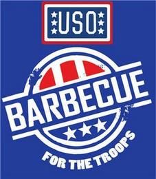 USO BARBECUE FOR THE TROOPS trademark