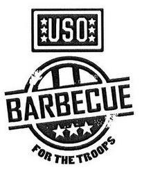 USO BARBECUE FOR THE TROOPS trademark