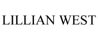 LILLIAN WEST trademark