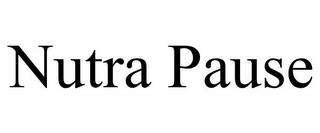 NUTRA PAUSE trademark