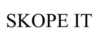 SKOPE IT trademark