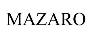 MAZARO trademark