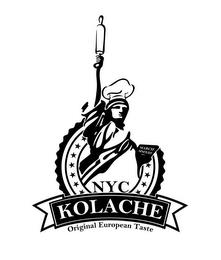 NYC KOLACHE ORIGINAL EUROPEAN TASTE trademark