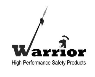 WARRIOR HIGH PERFORMANCE SAFETY PRODUCTS trademark