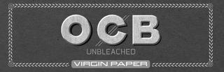 OCB UNBLEACHED VIRGIN PAPER trademark