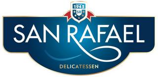 SINCE 1943 SR SAN RAFAEL DELICATESSEN trademark