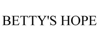 BETTY'S HOPE trademark