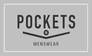 POCKETS MENSWEAR trademark