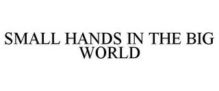 SMALL HANDS IN THE BIG WORLD trademark