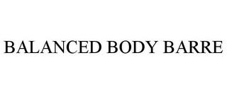 BALANCED BODY BARRE trademark