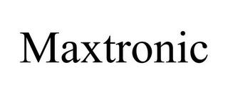 MAXTRONIC trademark