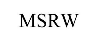 MSRW trademark