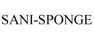 SANI-SPONGE trademark