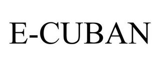 E-CUBAN trademark