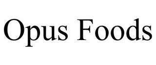 OPUS FOODS trademark