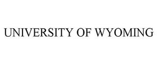 UNIVERSITY OF WYOMING trademark