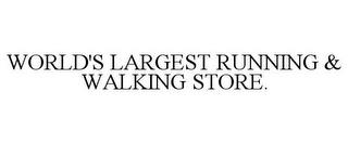 WORLD'S LARGEST RUNNING & WALKING STORE. trademark