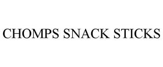 CHOMPS SNACK STICKS trademark