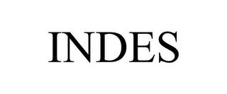 INDES trademark