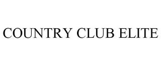 COUNTRY CLUB ELITE trademark