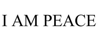 I AM PEACE trademark