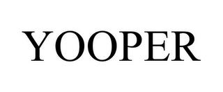 YOOPER trademark