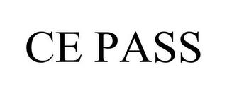 CE PASS trademark