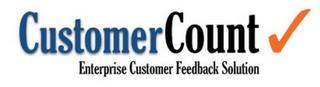 CUSTOMERCOUNT ENTERPRISE CUSTOMER FEEDBACK SOLUTIONCK SOLUTION trademark