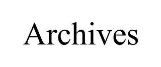 ARCHIVES trademark