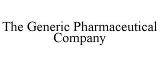 THE GENERIC PHARMACEUTICAL COMPANY trademark