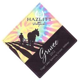 HAZLITT 1852 VINEYARDS GRUVEE 2012 FINGER LAKES SPARKLING GRUNER VELTLINER trademark