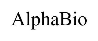 ALPHABIO trademark