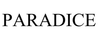 PARADICE trademark