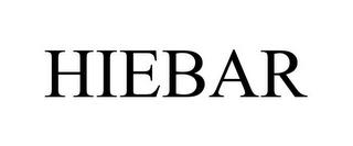 HIEBAR trademark