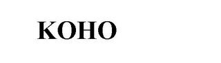 KOHO trademark