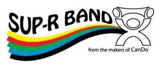 SUP-R BAND FROM THE MAKERS OF CANDO trademark