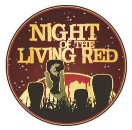 NIGHT OF THE LIVING RED trademark