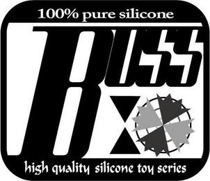 100% PURE SILICONE BOSS HIGH QUALITY SILICONE TOY SERIES trademark